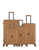 4-Piece Hard-Shell Suitcase Set ODEON - Large, Medium, Cabin and XS Cabin