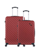 Set of 2 large and weekend suitcases CITÉ
