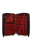 Set of 2 large suitcases and MIAMI weekend suitcase
