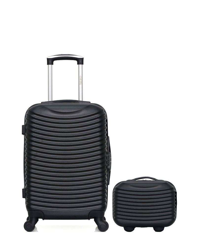 2 Luggages Bundle Cabin 55cm and Vanity Case ETNA