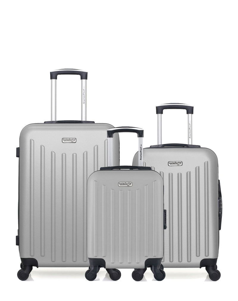 3 Luggage Bundle Medium 65cm, Cabin 55cm and Underseat 46cm BROOKLYN