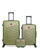 3 Luggage Bundle Large 75cm, Medium 65cm and Vanity Case ZURICH