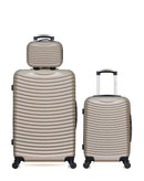 3 Luggages Bundle Large 75cm, Cabin 55cm and Vanity Case ETNA