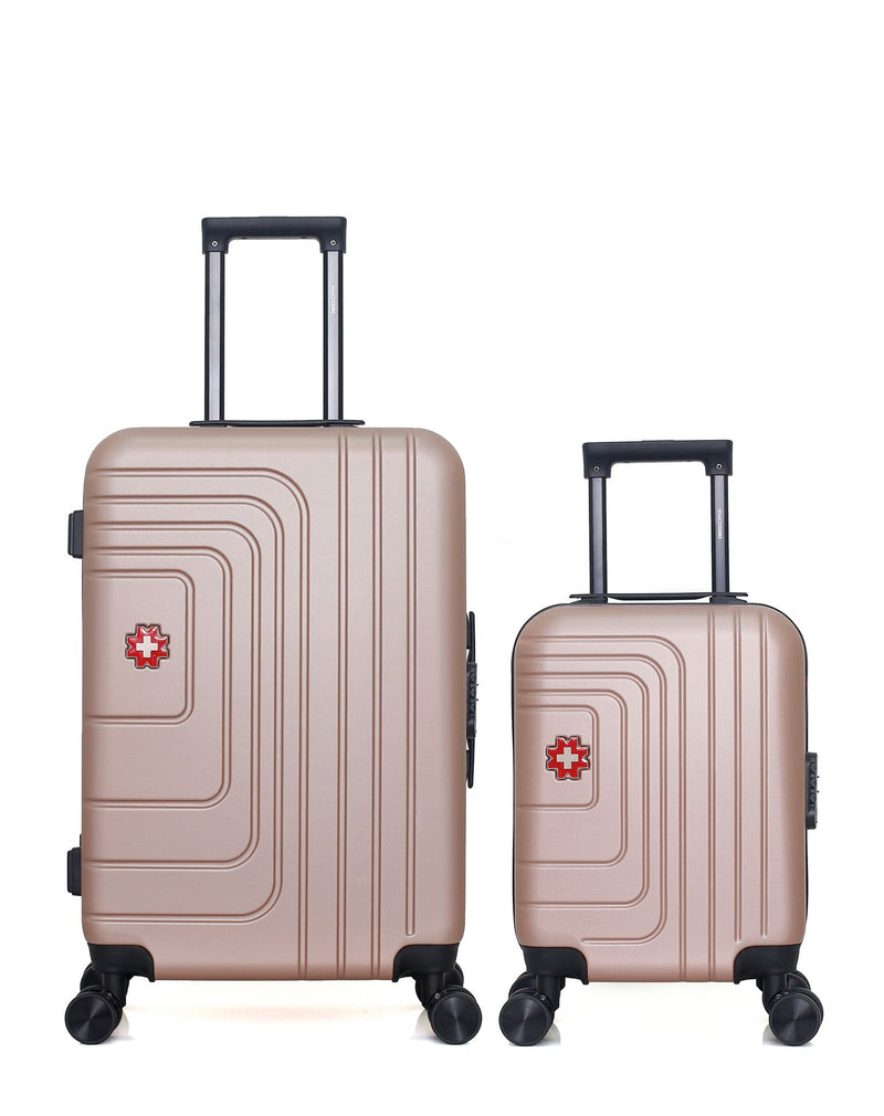 SWISS KOPPER - LOT DE 2 - Valises weekend et cabine XXS RUTI