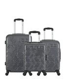 3 Luggage Bundle Medium 65cm Cabin 55cm Underseat 46 cm Nais - LPB