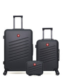 3 Luggage Bundle Large 75cm, Cabin 55cm and Vanity Case ZURICH