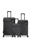 WOHLEN - 3-piece hard-shell suitcase set - Large suitcase, Medium suitcase and Cabin XS - SWISS KOPPER