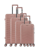 SEATTLE-O - 4-piece hard-shell suitcase set - Large suitcase, Medium suitcase, Cabin S and Cabin XS - AMERICAN TRAVEL