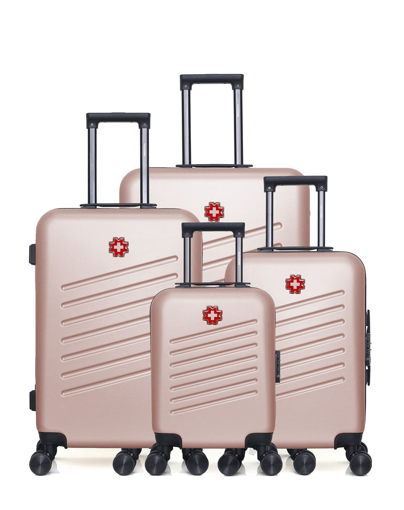 4 Luggage Bundle Large 75cm, Medium 65cm, Cabin 55cm and Underseat 46cm ZURICH