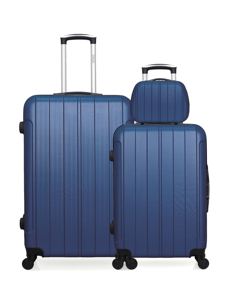 3 Luggage Set Large 75cm Medium 65cm and Vanity 30cm FOGO