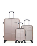 BLUESTAR - LOT DE 3 - Valises grand format, cabine et cabine XXS MIAMI
