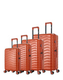 SEATTLE-O - 4-piece hard-shell suitcase set - Large suitcase, Medium suitcase, Cabin S and Cabin XS - AMERICAN TRAVEL