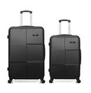 Set of 2 large suitcases and MIAMI weekend suitcase