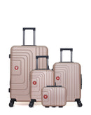 SWISS KOPPER - LOT DE 4 - Valises grand format, cabine, cabine XXS et vanity RUTI