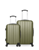 Set of 2 weekend and cabin suitcases NAPOLI