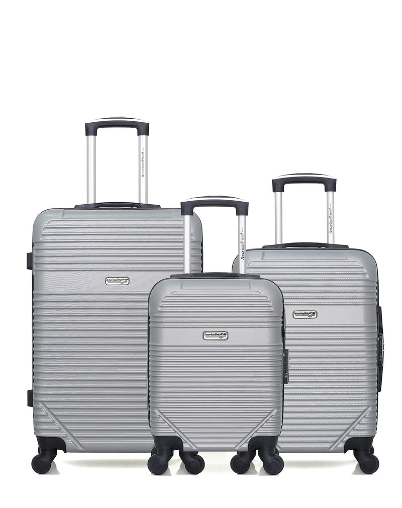 3 Luggage Set Medium 65cm, Cabin 55cm and Underseat 46cm MEMPHIS