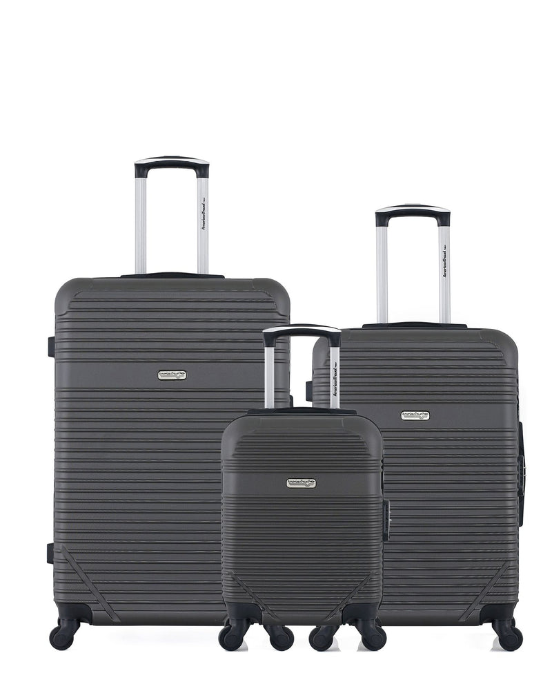 3 Luggages Bundle Large 75cm, Medium 65cm and Underseat 46cm MEMPHIS