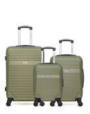 3 Luggage Set Medium 65cm, Cabin 55cm and Underseat 46cm MEMPHIS
