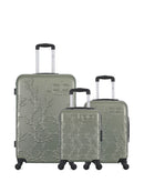 3 Luggage Bundle Large 75cm, Cabin 55cm and Underseat 46cm NAIS