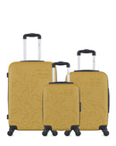 3 Luggage Bundle Medium 65cm Cabin 55cm Underseat 46 cm Nais - LPB