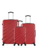 3 Luggage Set Large 75cm Medium 65cm Cabin 55cm Danube
