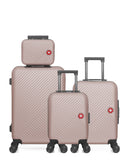 4 Luggage Set Medium 65cm, Cabin 55cm, Underseat 46cm and Vanity Case SPIEZ