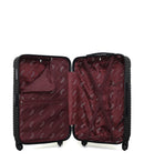3 Luggage Set Medium 65cm, Cabin 55cm and Underseat 46cm MEMPHIS