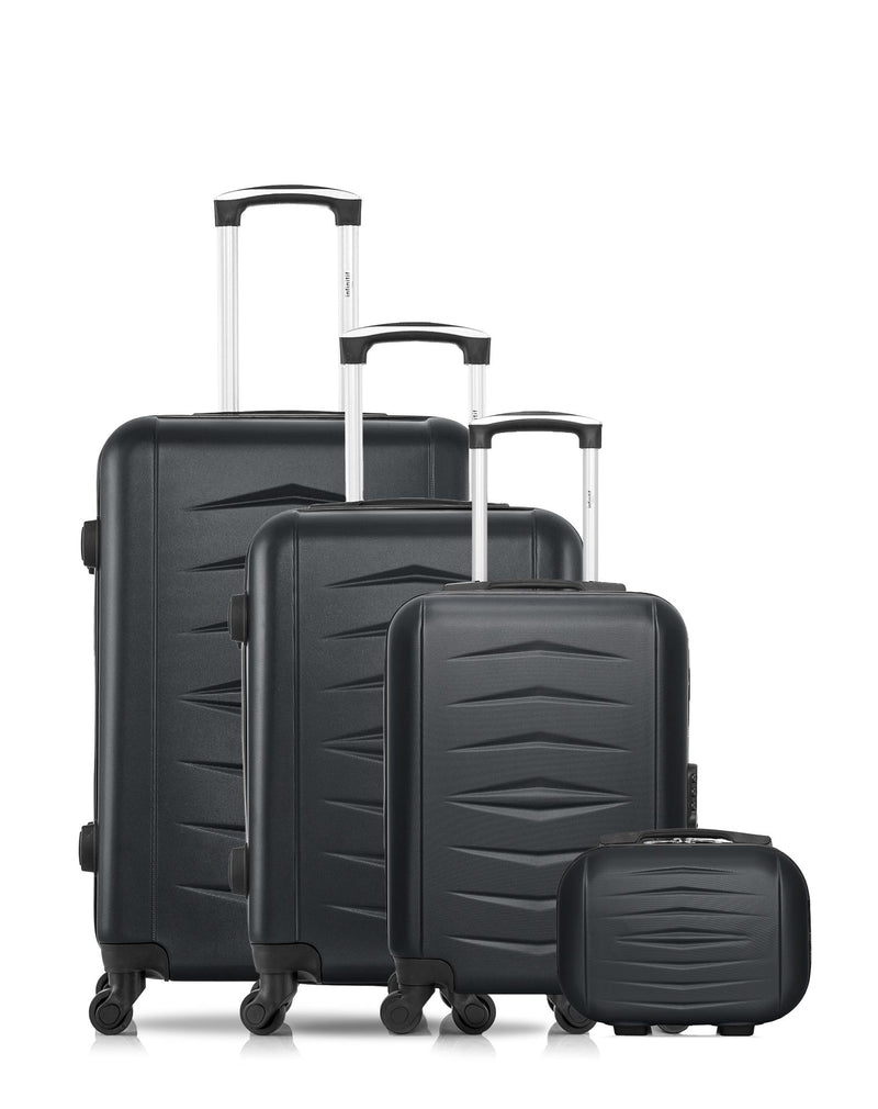 4 Luggages Bundle Medium 65cm, Cabin 55cm, Underseat 46cm and Vanity Case OVIEDO