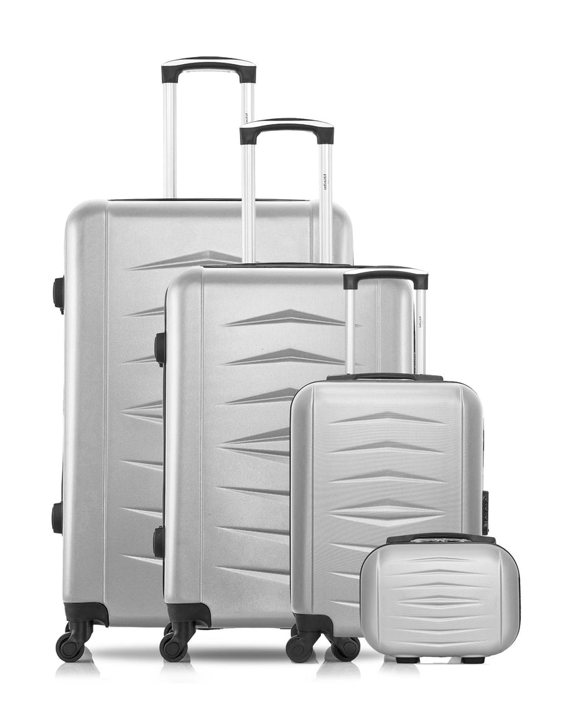 4 Luggages Bundle Large 75cm, Medium 65cm, Underseat 46cm and Vanity Case OVIEDO