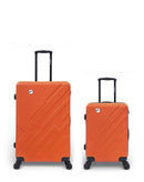 YELLOWSTONE - 2-piece hard-shell suitcase set - Large suitcase and Cabin S - AMERICAN TRAVEL