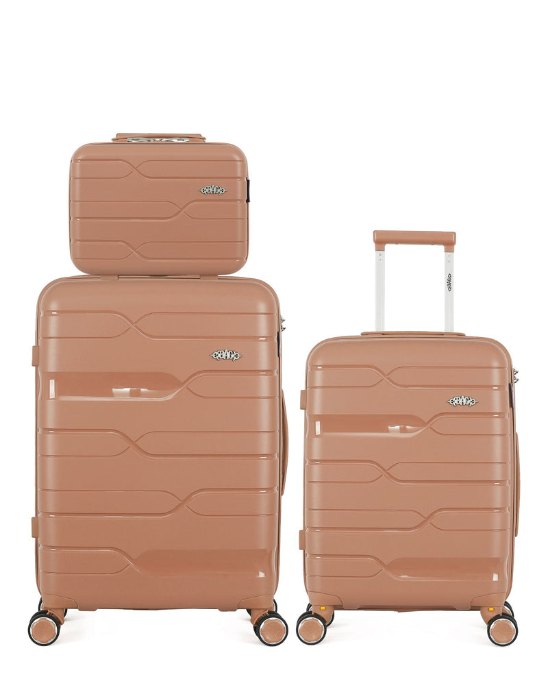 3 Luggage Bundle Medium 65cm, Cabin 55cm and Vanity 35cm PEGASE