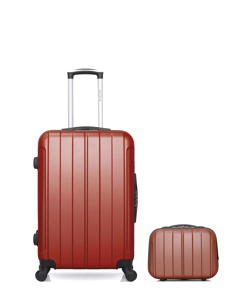 Set of 2 Weekend suitcase and vanity NAPOLI