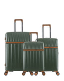 ZERMATT - 3-piece hard-shell suitcase set - Large suitcase, Medium suitcase and Cabin S - SWISS KOPPER