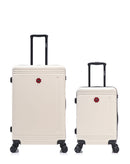 2-Piece Hard-Shell Suitcase Set GSTAAD - Large and Cabin