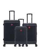 3-Piece Hard-Shell Suitcase Set GSTAAD - Large, Medium and Cabin