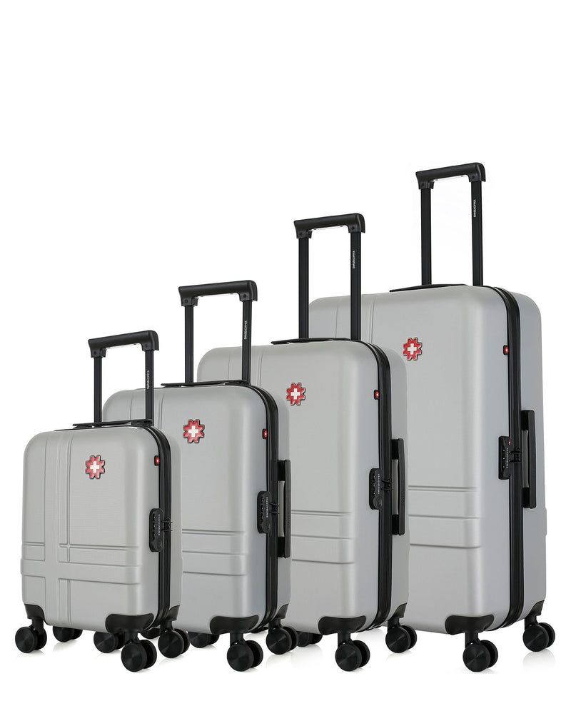 4 Luggage Bundle Large 75cm, Medium 65cm, Cabin 55cm and Vanity USTER-M