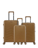 SEATTLE - 3-piece hard-shell suitcase set - Medium suitcase, Cabin S and Cabin XS - AMERICAN TRAVEL