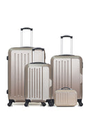 HERO - LOT DE 4 - Valises grand format, weekend, cabine et vanity VESUVIO