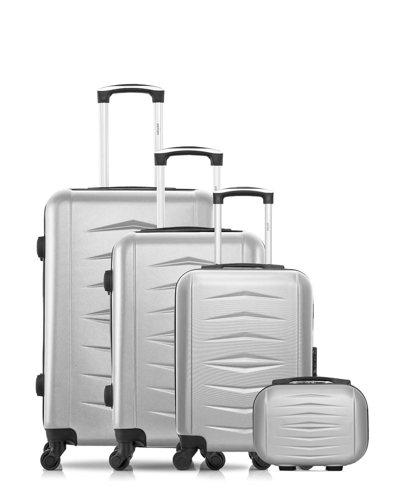 4 Luggages Bundle Medium 65cm, Cabin 55cm, Underseat 46cm and Vanity Case OVIEDO