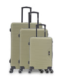 WAGRAM - 3-piece hard-shell suitcase set - Large suitcase, Medium suitcase and Cabin S - BLUESTAR