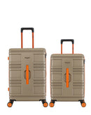 2-Piece Hard-Shell Suitcase Set EVERGLADES - Medium and Cabin