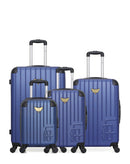 LPB LUGGAGE MARIANNE - 4-piece luggage set in ABS (large suitcase, medium suitcase, cabin S and cabin XXS)