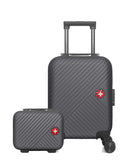 2 Luggage Bundle Cabin 46 cm and Vanity Case SPIEZ