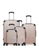 LPB LUGGAGE MARIANNE - 4-piece luggage set in ABS (large suitcase, medium suitcase, cabin S and cabin XXS)