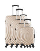 4 Luggage Bundle Large 75cm, Medium 65cm, Cabin 55cm and Underseat 46cm LAGOS-M