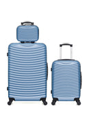3 Luggages Bundle Large 75cm, Cabin 55cm and Vanity Case ETNA