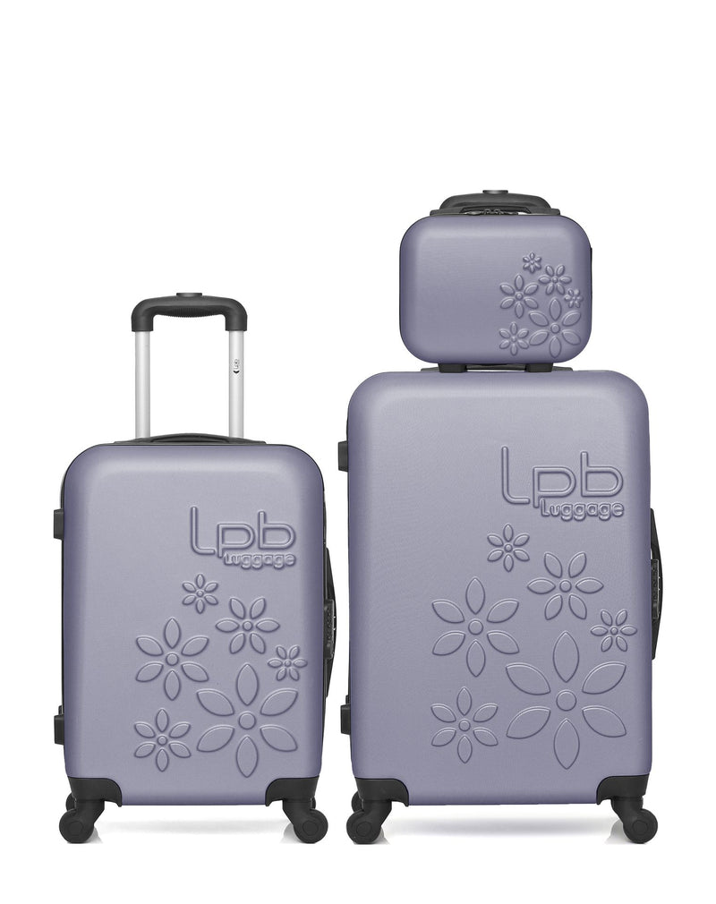 3 Luggage Bundle Medium 65cm Cabin 55cm Vanity Eleonor - LPB