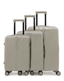 ERIDAN - 3-piece hard-shell suitcase set - Large suitcase, Medium suitcase and Cabin S - OBAGO