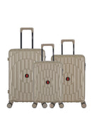 3-Piece Hard-Shell Suitcase Set ODEON - Medium, Cabin and XS Cabin
