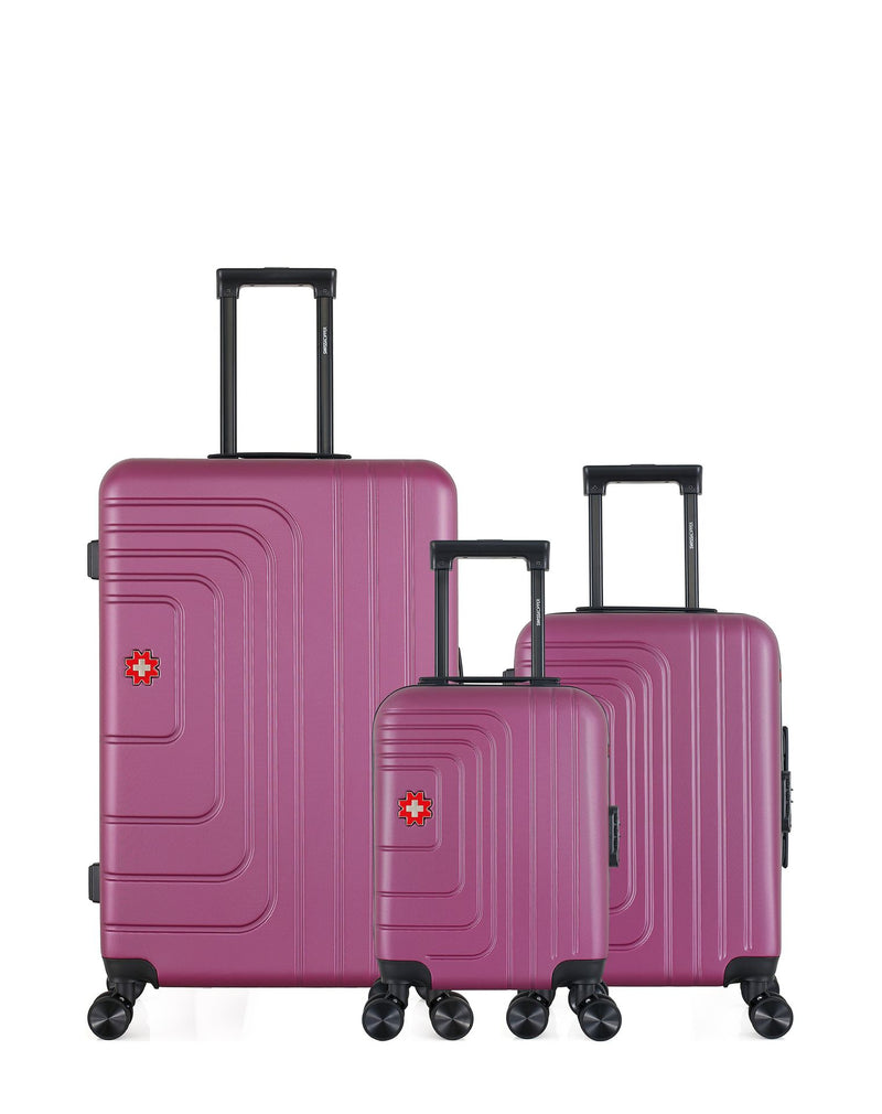 SWISS KOPPER - LOT DE 3 - Valises grand format, cabine et cabine XXS RUTI